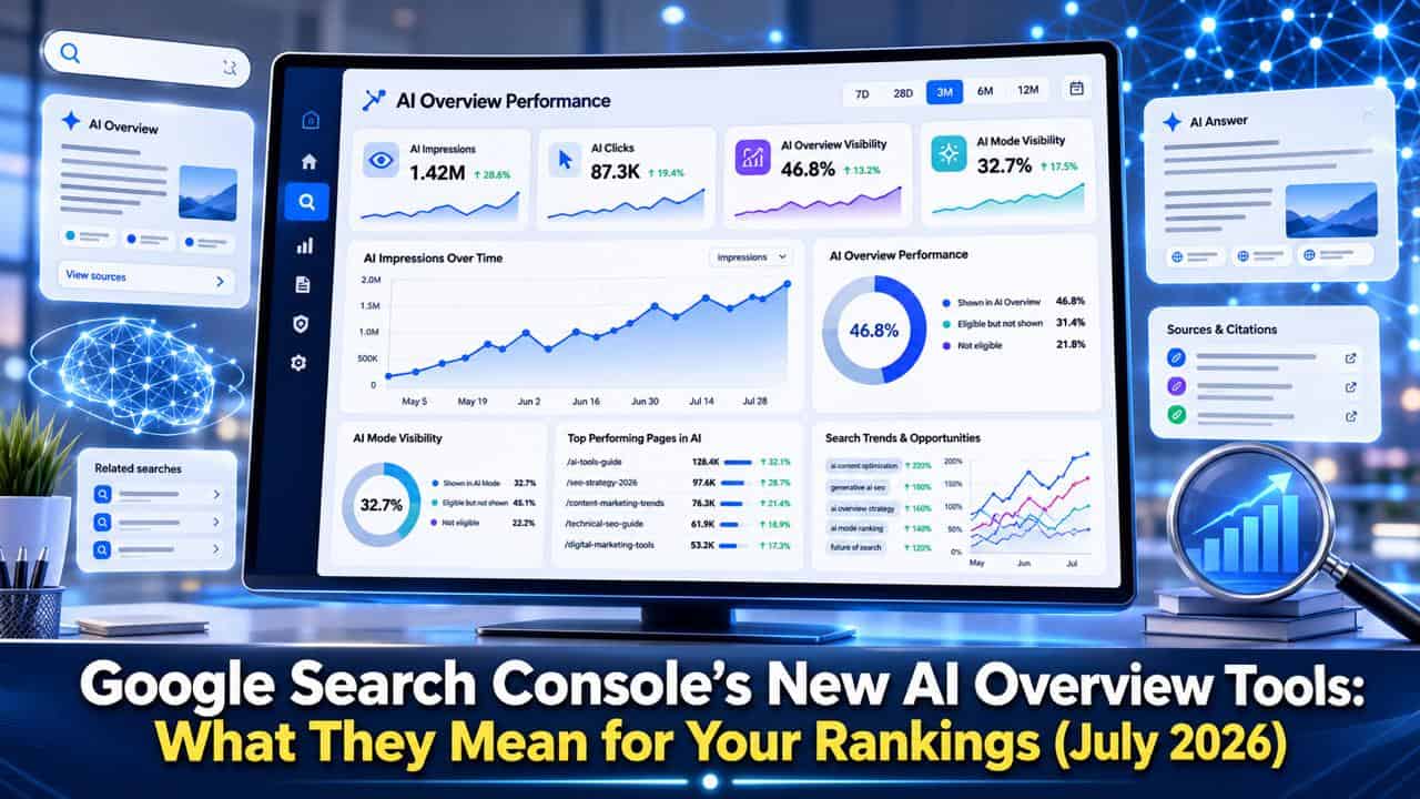 Google Search Console's New AI Overview Tools: What They Mean for Your Rankings (July 2026)